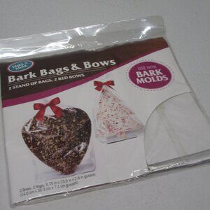 NEW! Make 'n Mold Chocolate Bark Bags & Bows, Set of Two